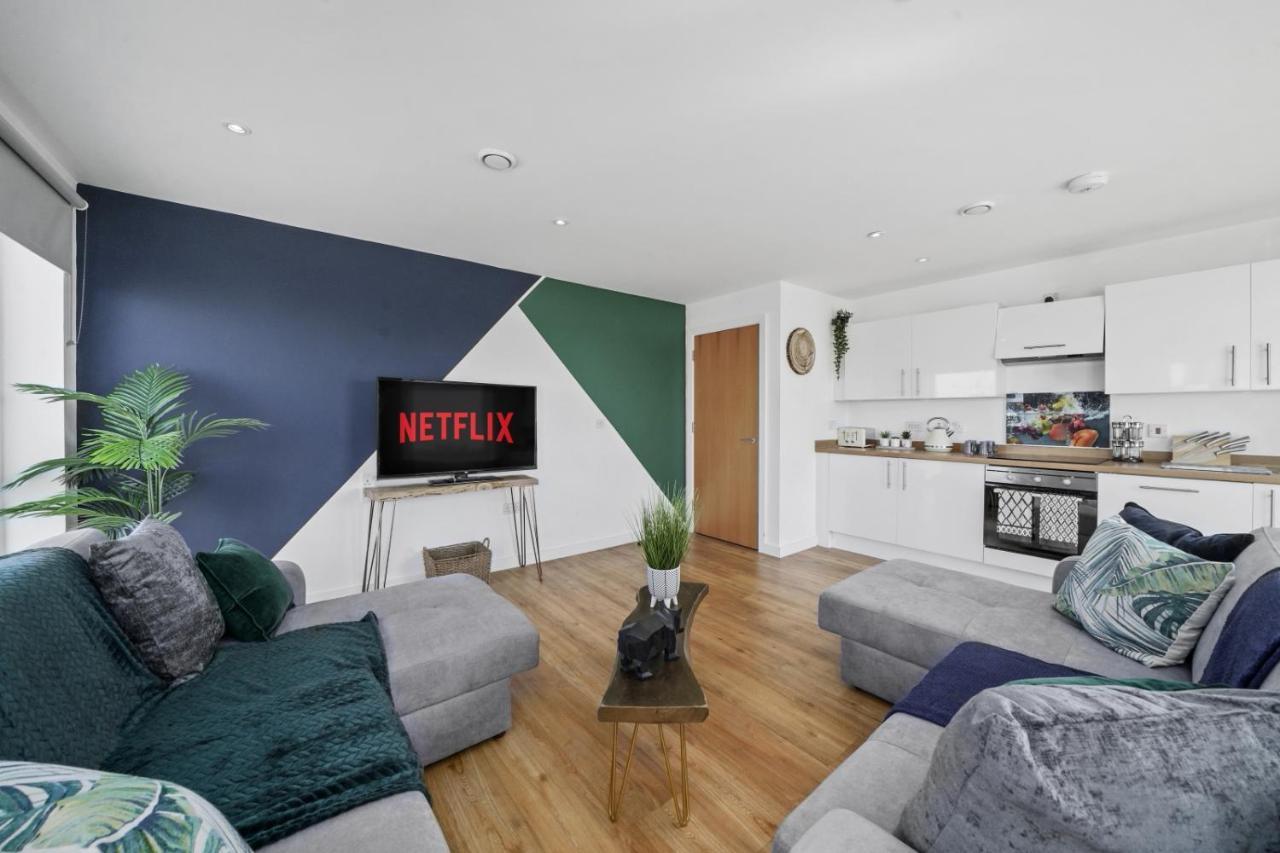 Stunning City Centre Penthouse - Sleeps 10 - Parking Manchester Exterior foto